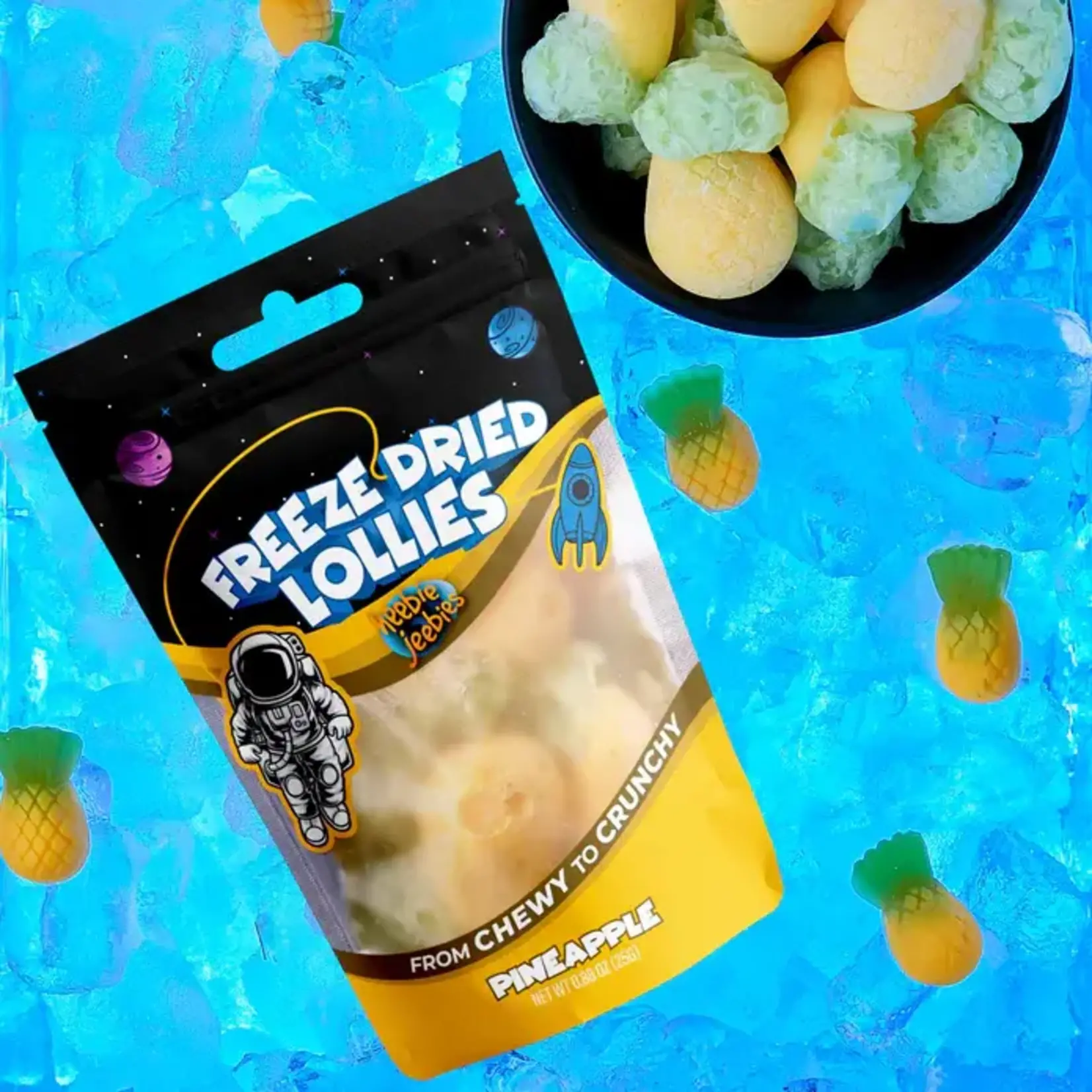 Mini Pineapple Freeze Dried Heebie Jeebies