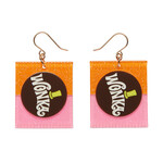 Willy Wonka Bar Drop Earrings​ Erstwilder