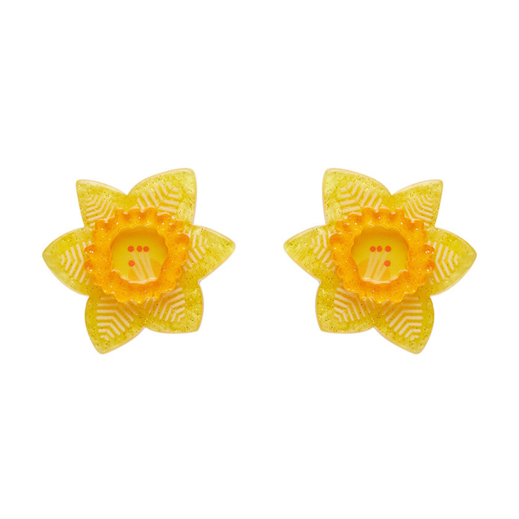 Delightful Daffodil Stud Earrings Erstwilder
