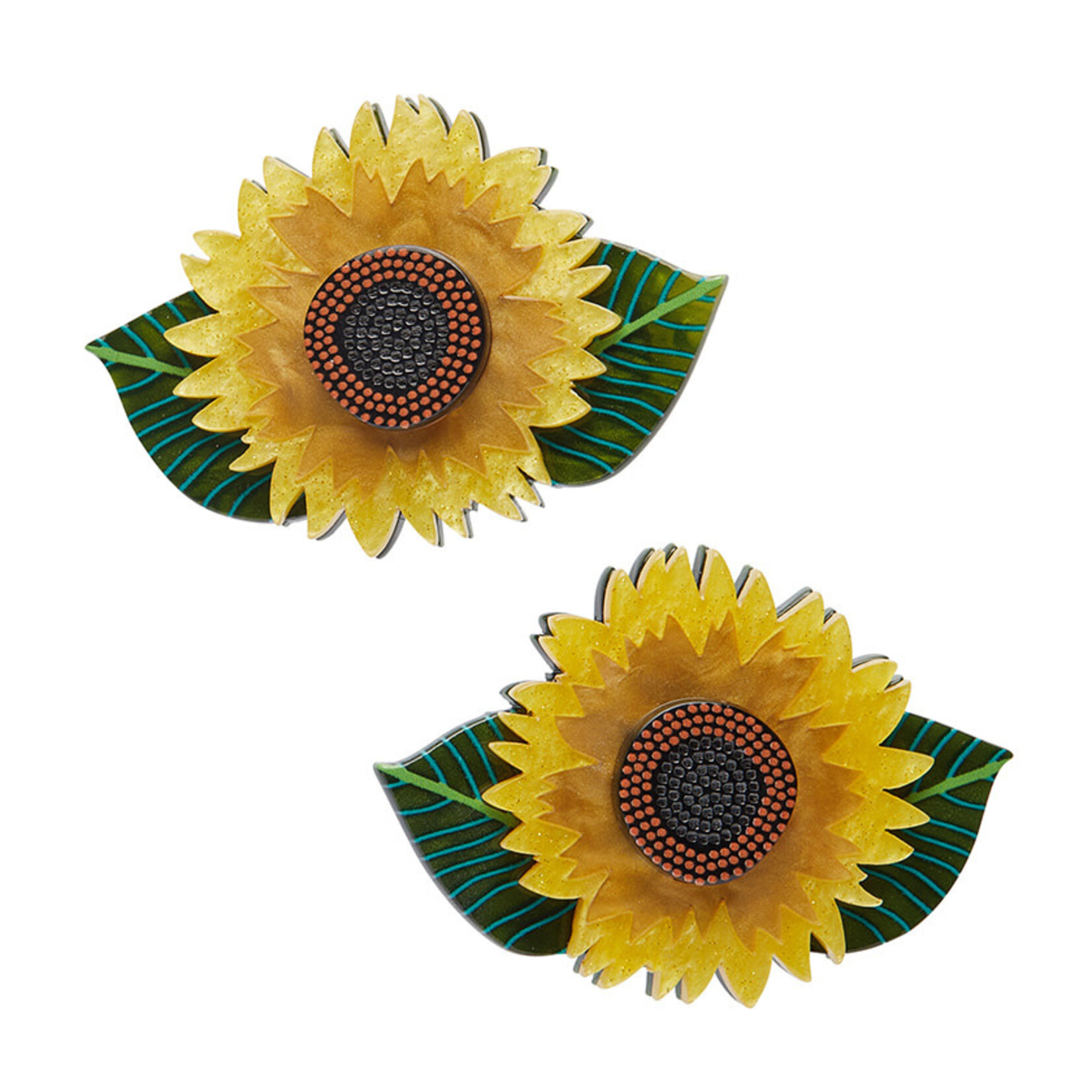 Sunshine and Smiles Hair Clips Set - 2 Piece Erstwilder