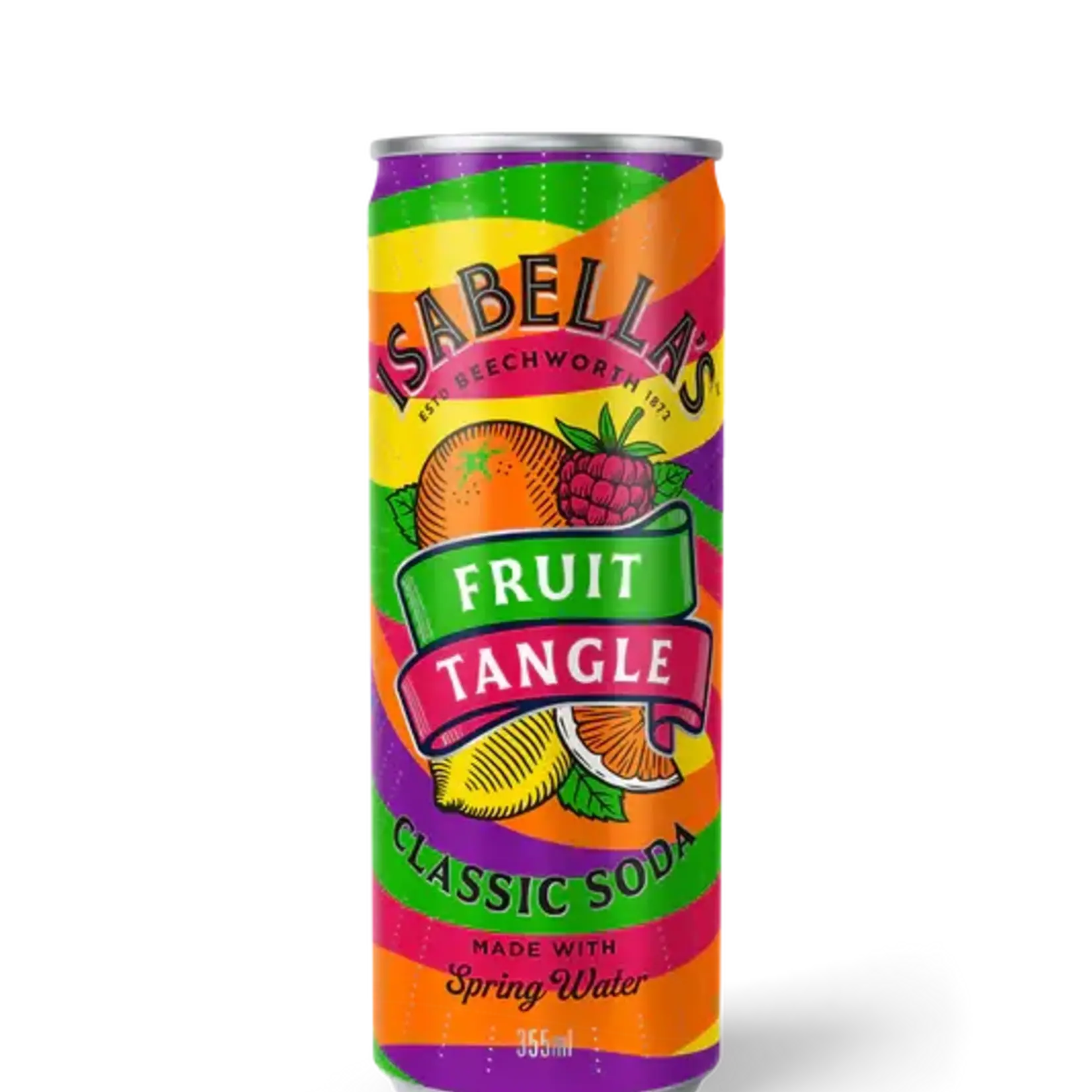 Isabella's Classic Soda Fruit Tangle 355ml Billson’s