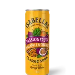Isabella's Classic Soda Passionfruit, Pineapple and Orange 355ml Billson’s