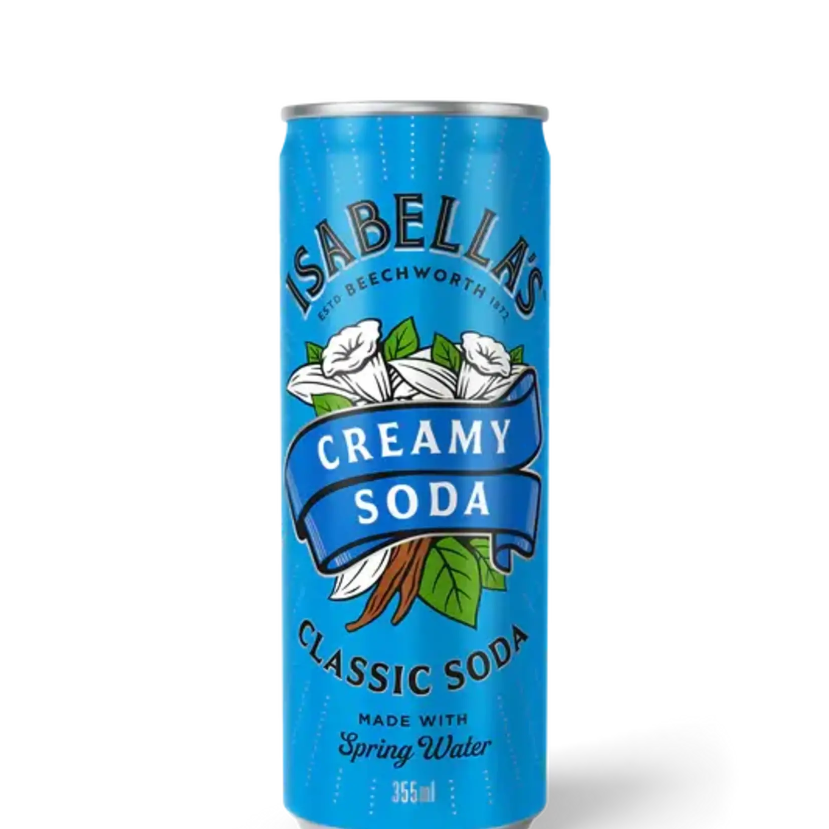 Isabella's Classic Soda Creamy Soda 355ml Billson’s