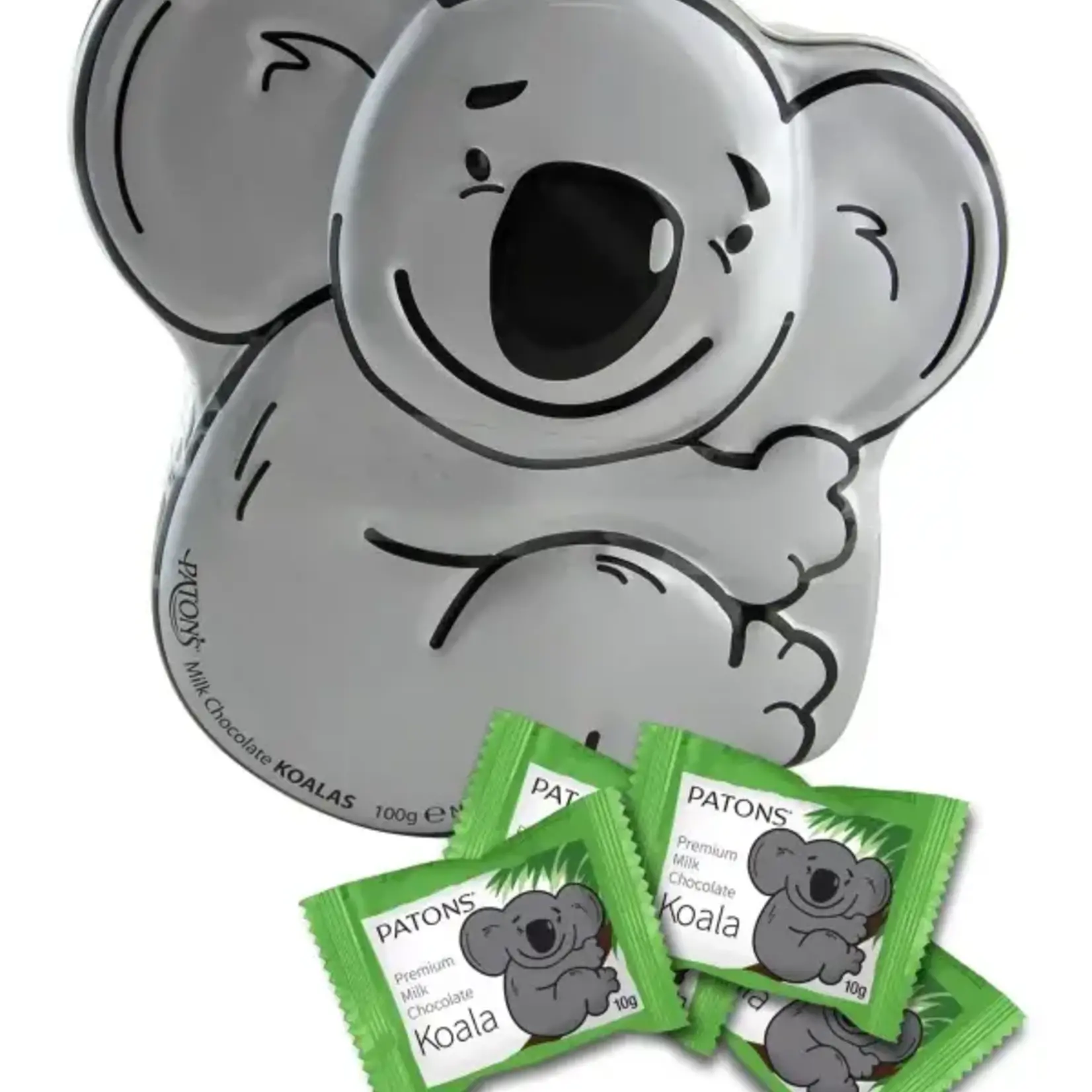 PAT Milk Chocolate Koala's Tin 100g