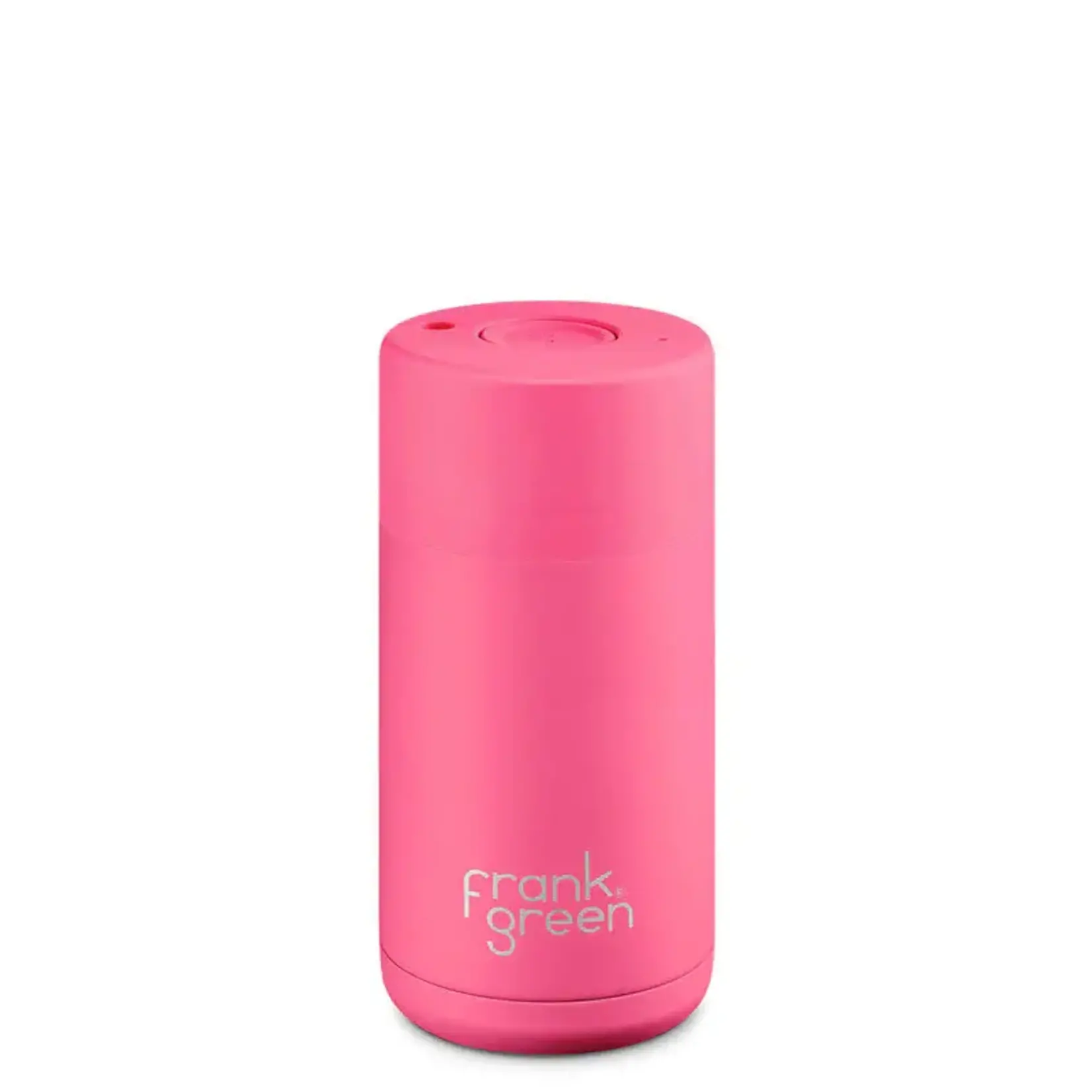 8oz Cup Neon Pink Push Button Lid Frank Green