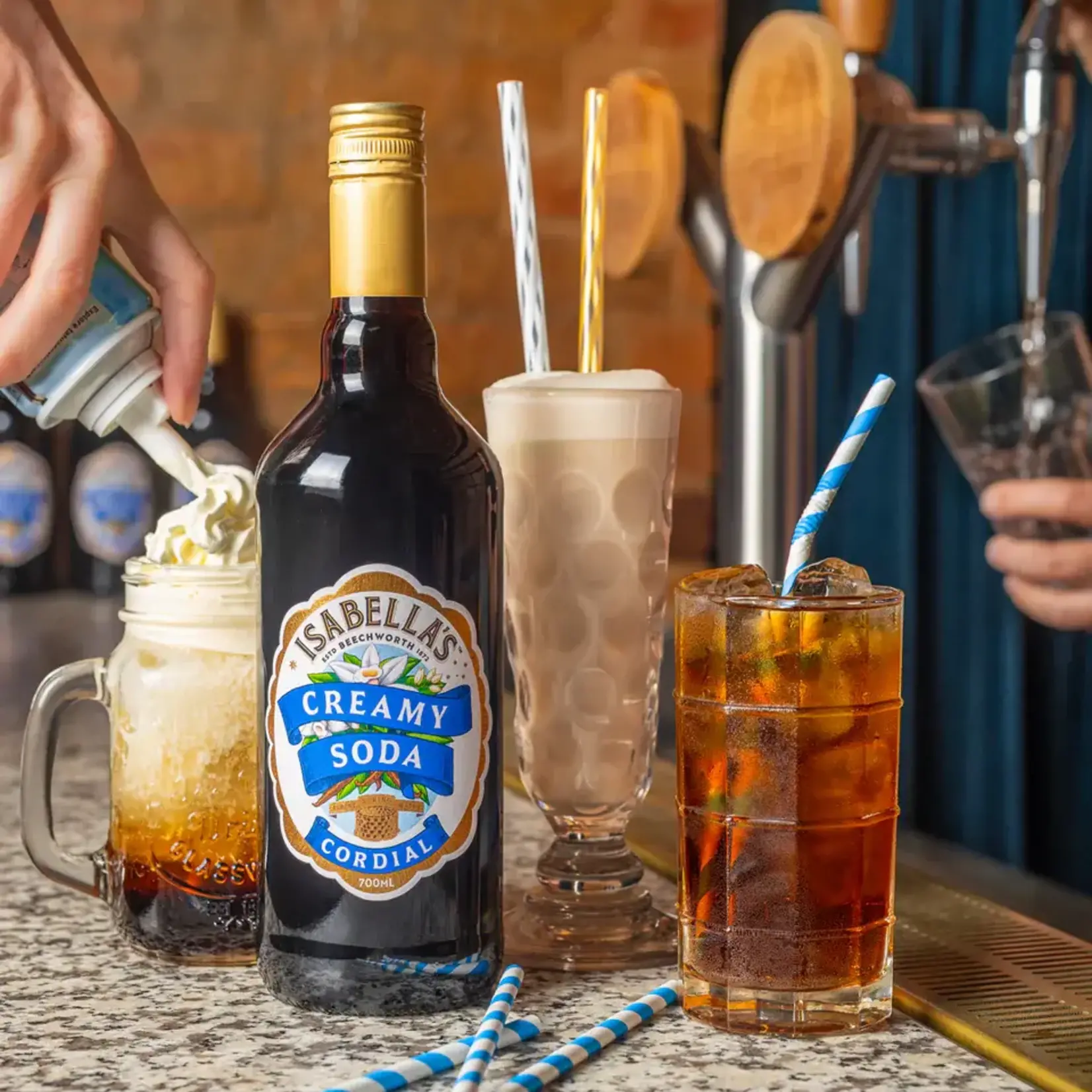 Creamy Soda Isabella's Cordial 700ml Billson's