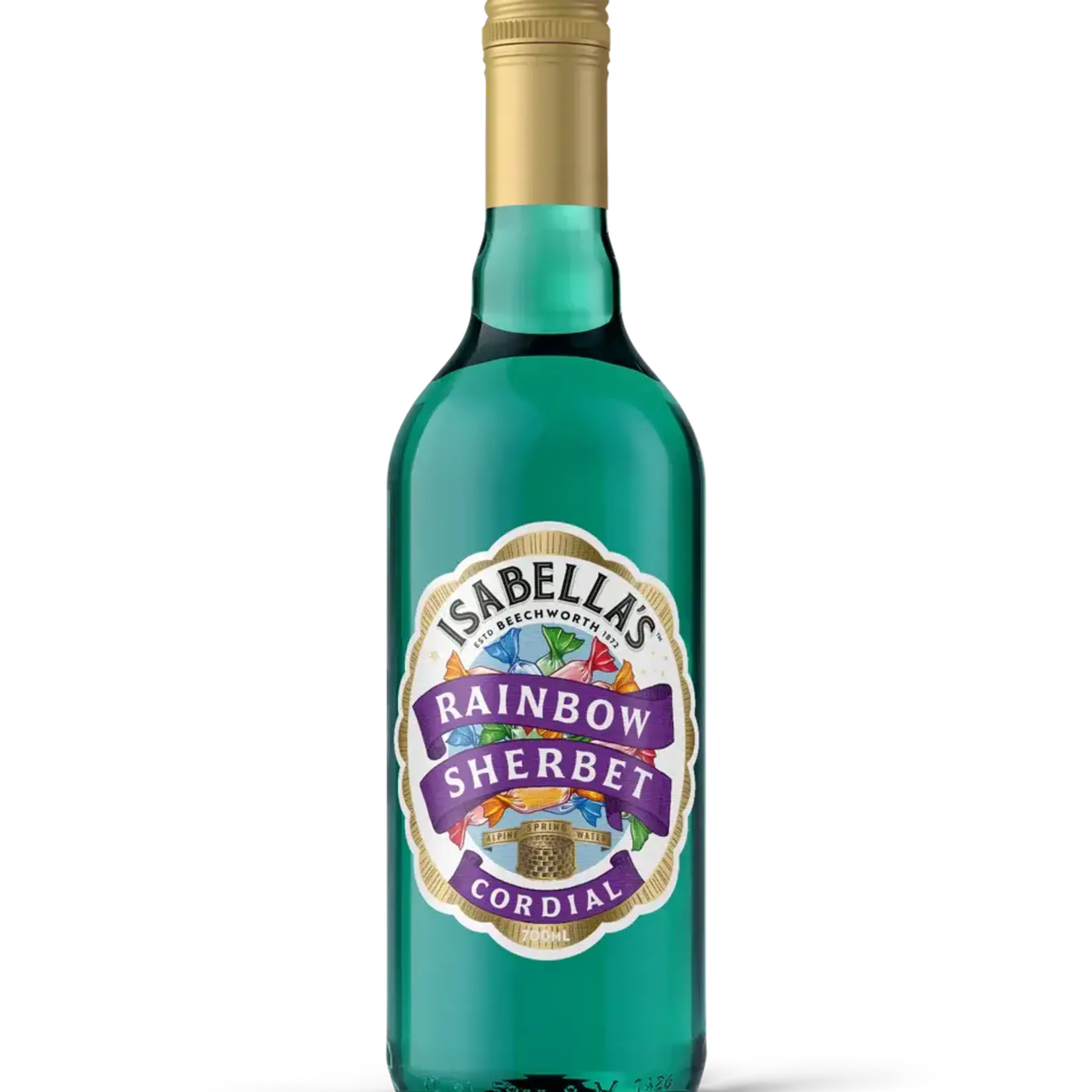 Rainbow Sherbet Isabella's Cordial 700ml Billson's