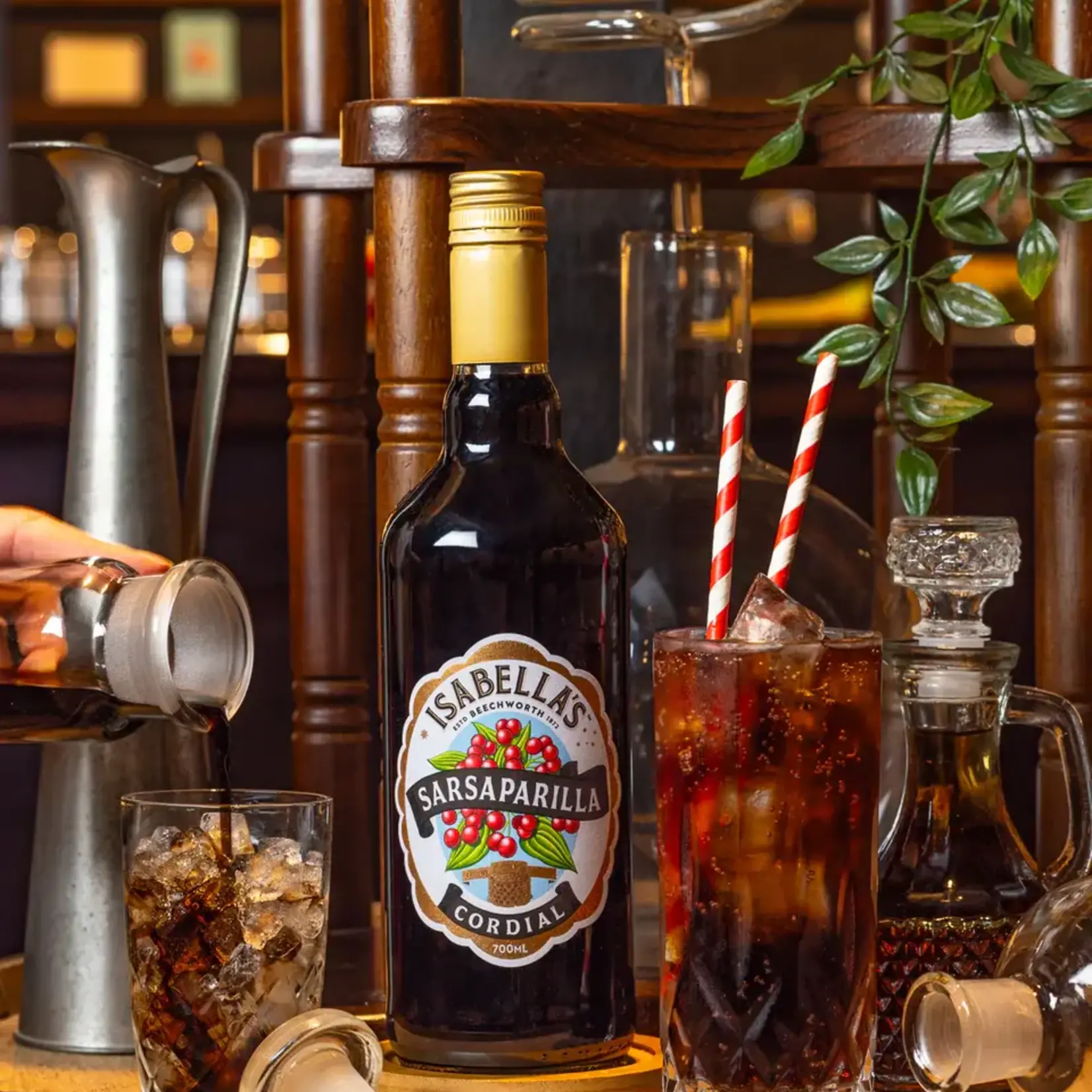 Sarsaparilla Isabella's Cordial 700ml Billson's