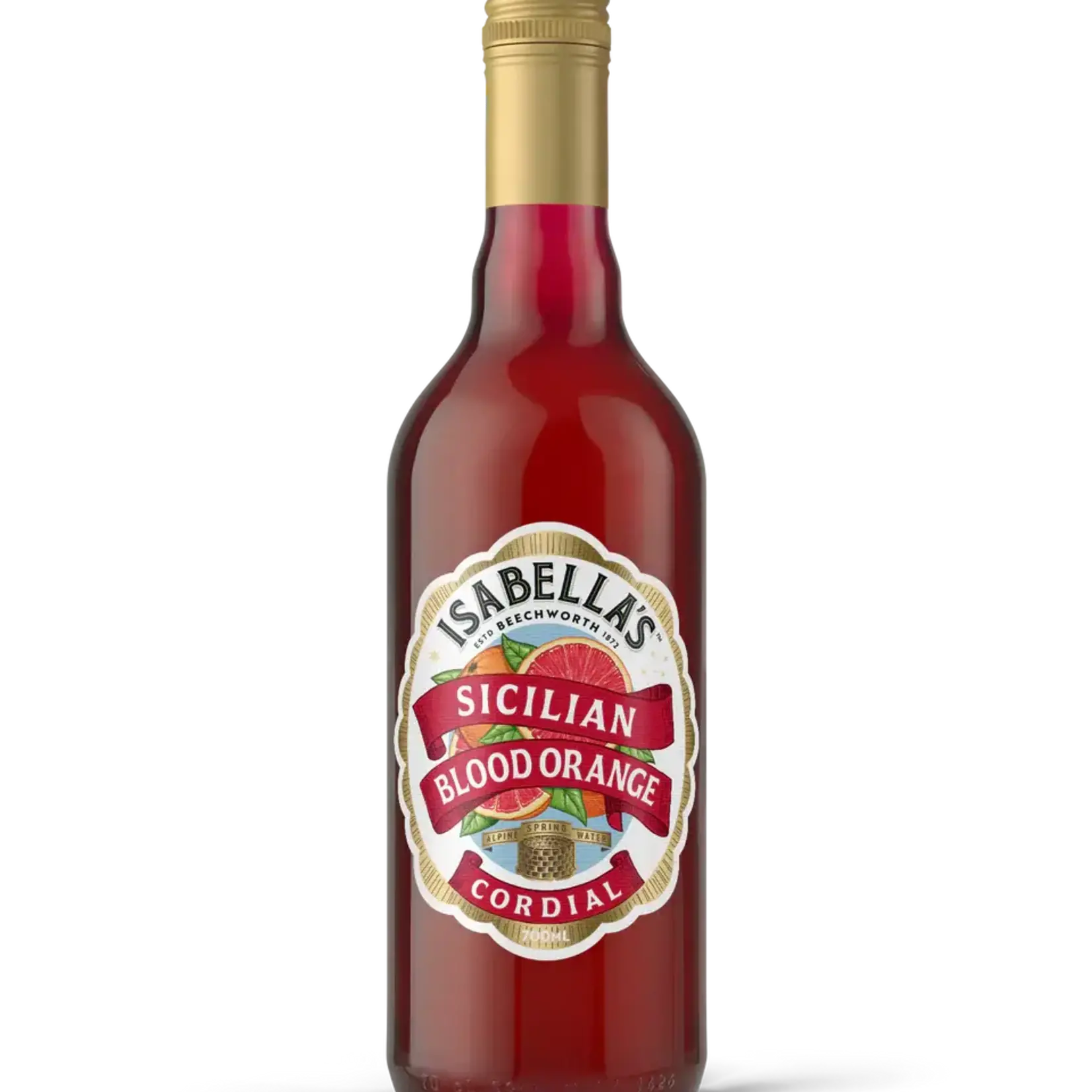 Sicilian Blood Orange Isabella's Cordial 700ml Billson's