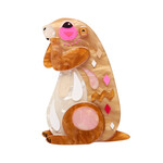 The Prudent Prairie Dog Brooch Erstwilder