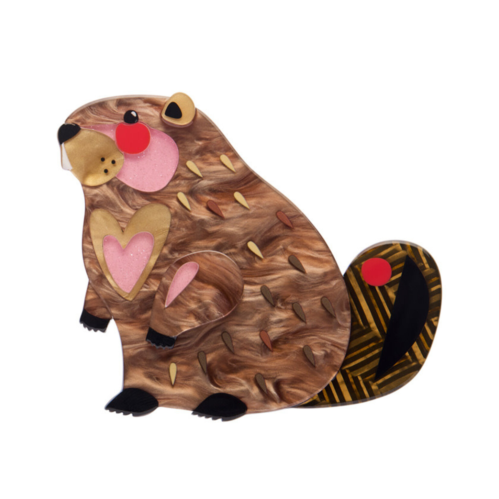 The Busy Beaver Brooch Erstwilder