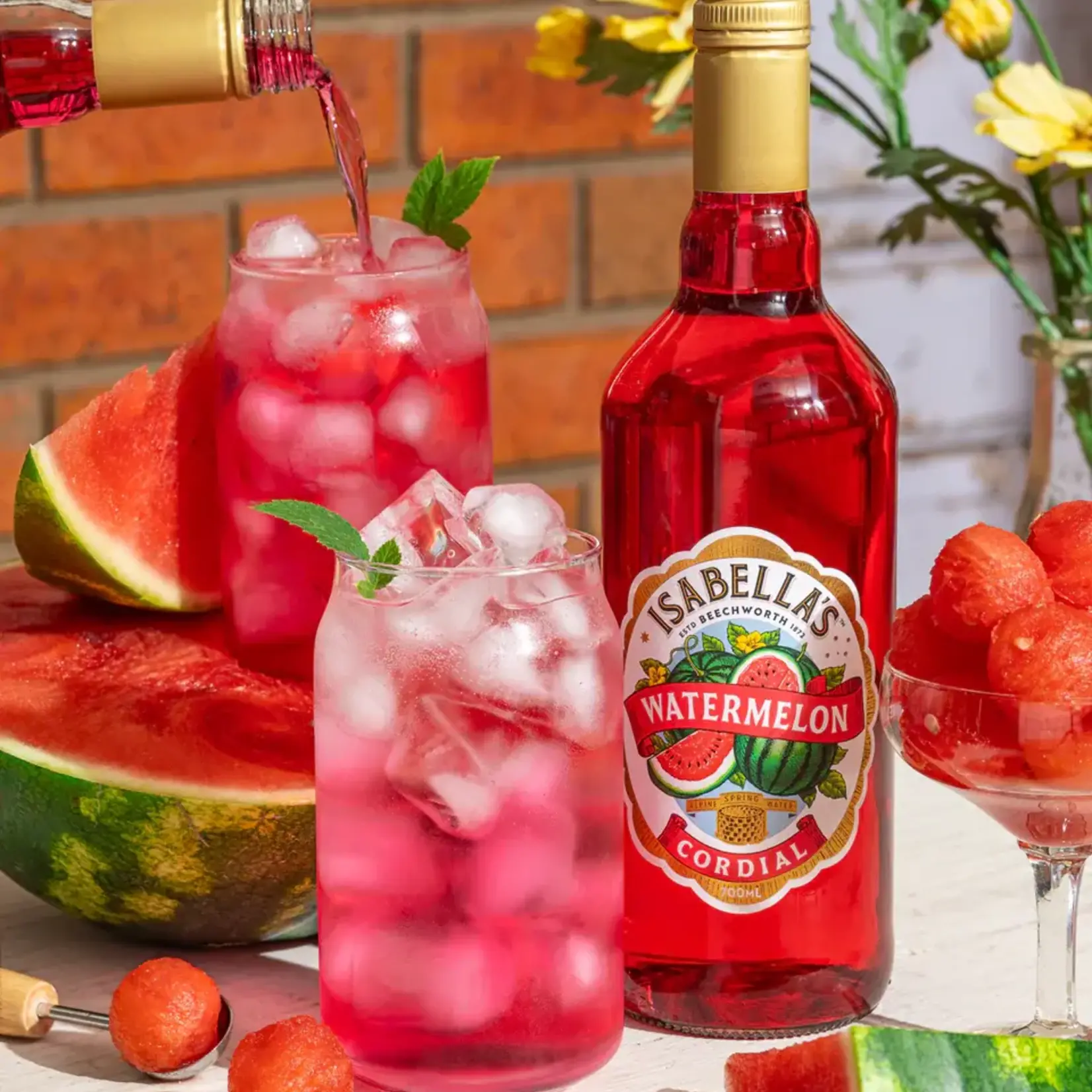 Watermelon  Isabella's Cordial 700ml Billson's