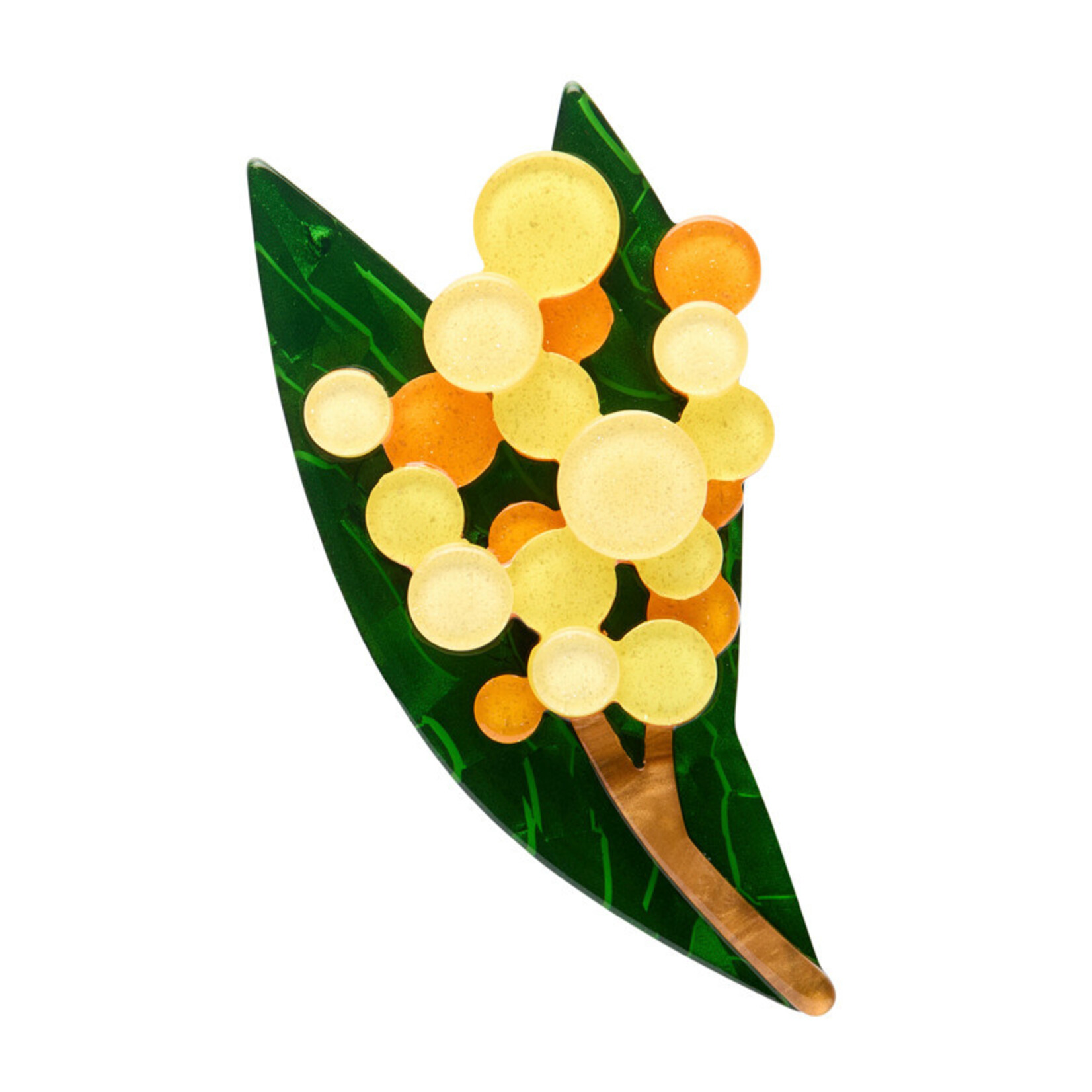 Golden Wattle Brooch Erstwilder