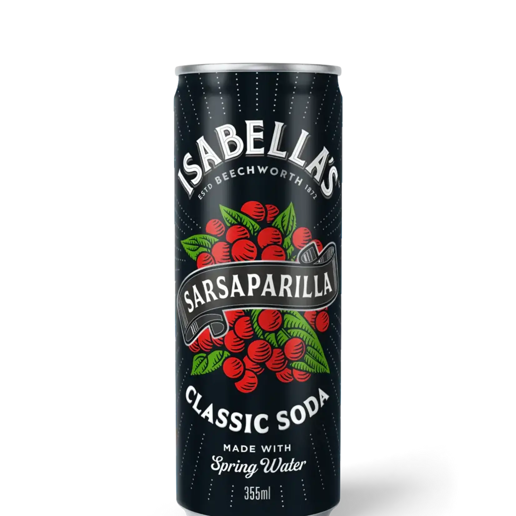 isabella's Classic Soda Sarsaparilla 355ml Billson’s