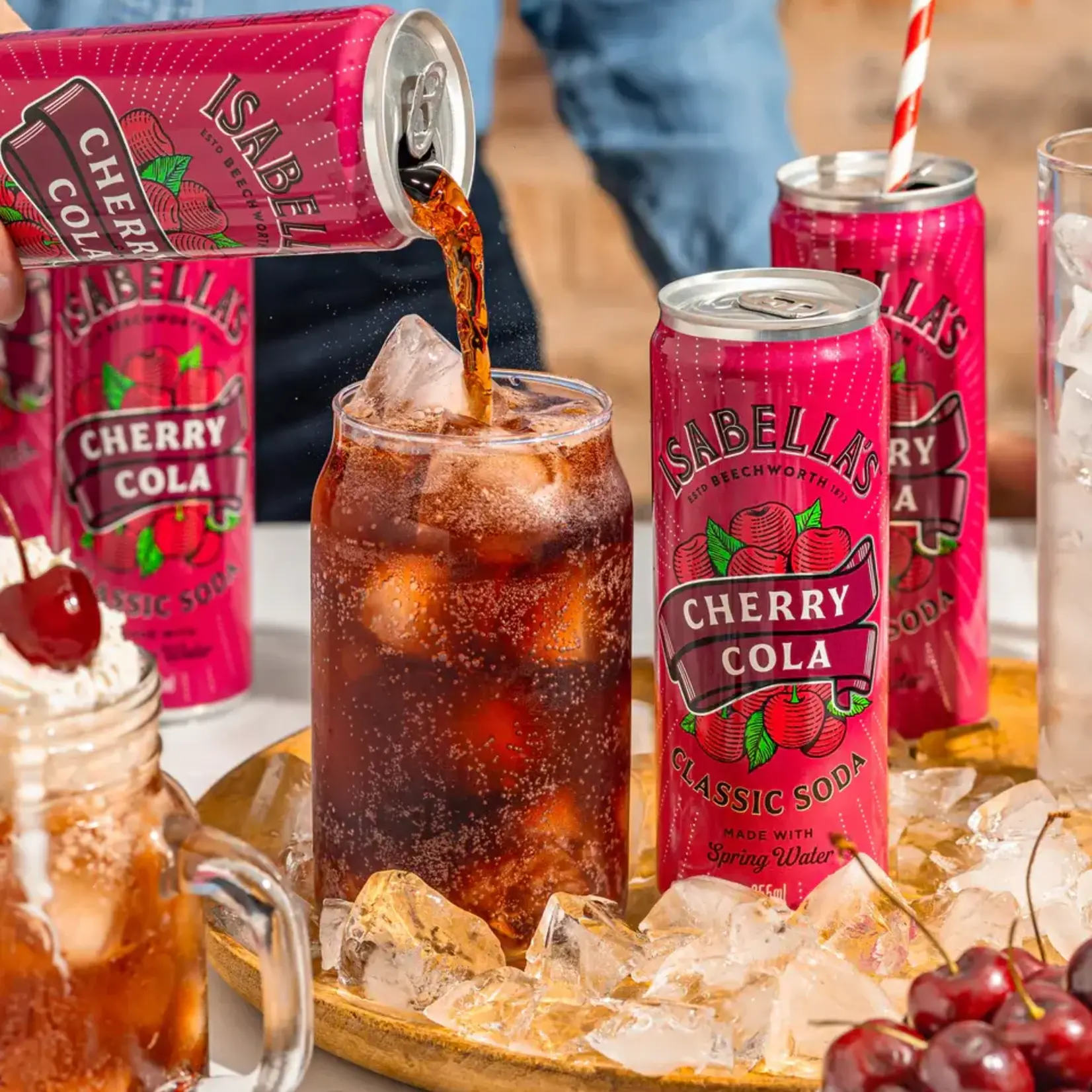 Isabella's Classic Soda Cherry Cola 355ml Billson's