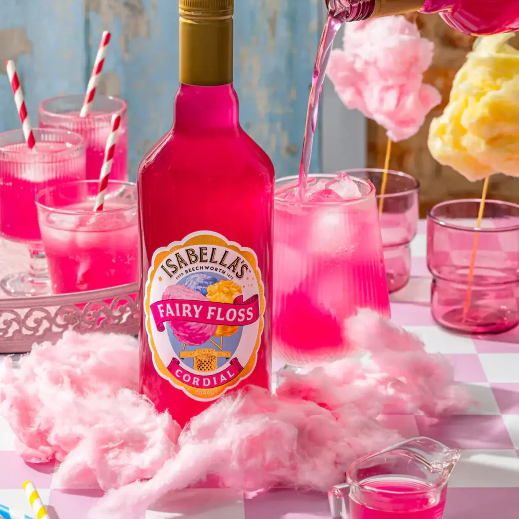 Fairy Floss Isabella's Cordial 700ml Billson's