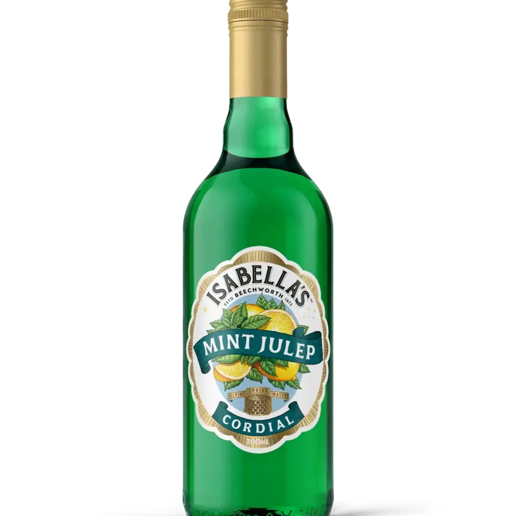 Mint Julep Isabella's Cordial 700ml Billson's