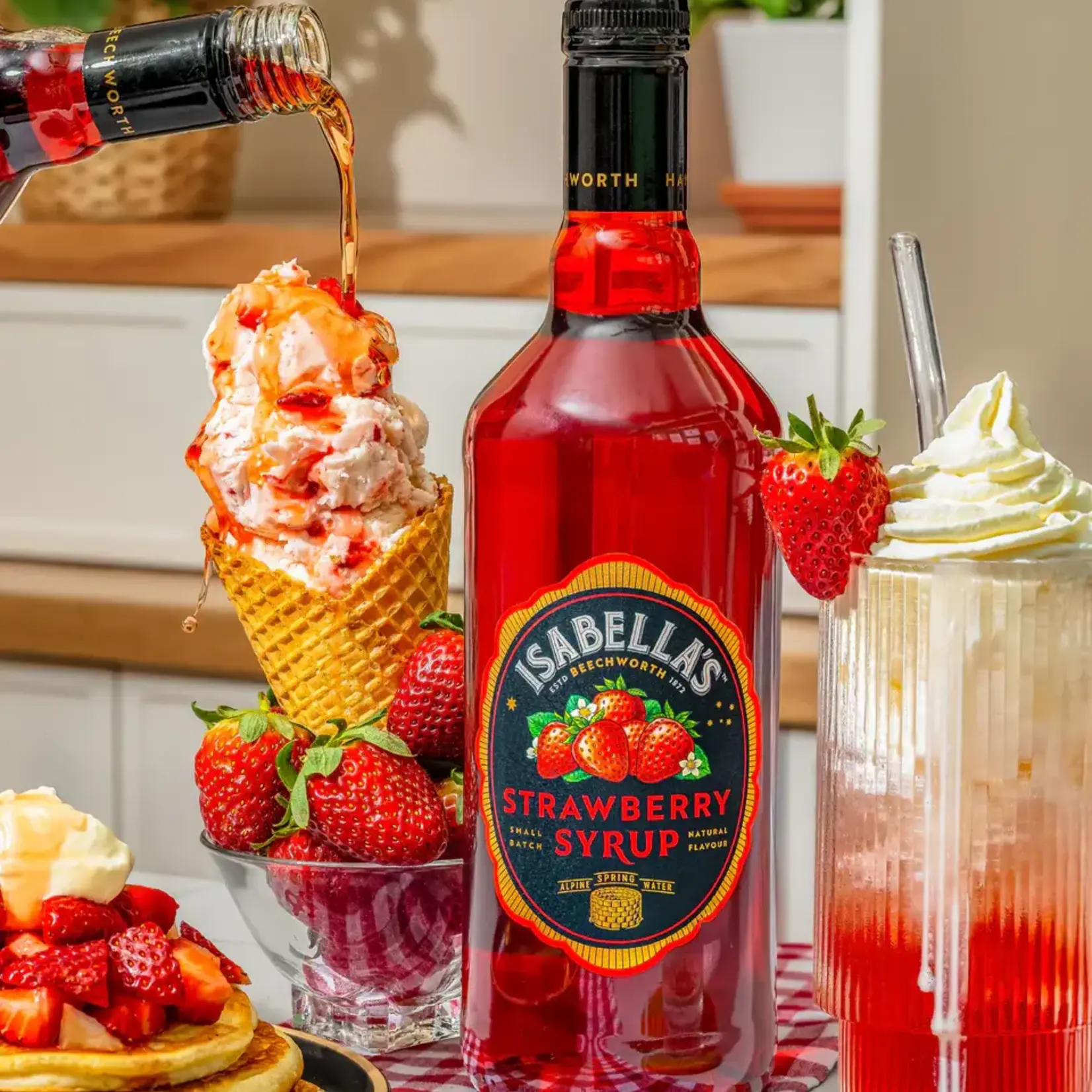 Isabella's Strawberry Syrup for 700ml