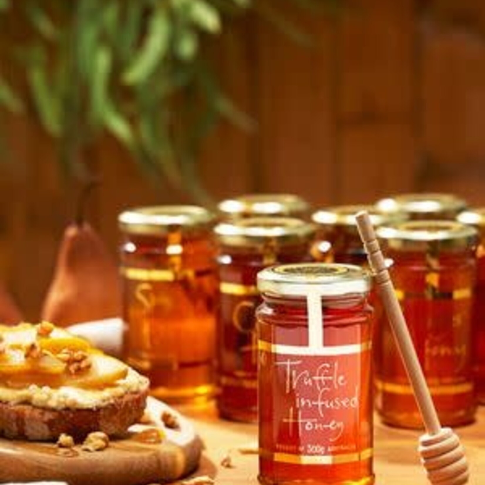 Truffle Infused Honey W/dipper 300g