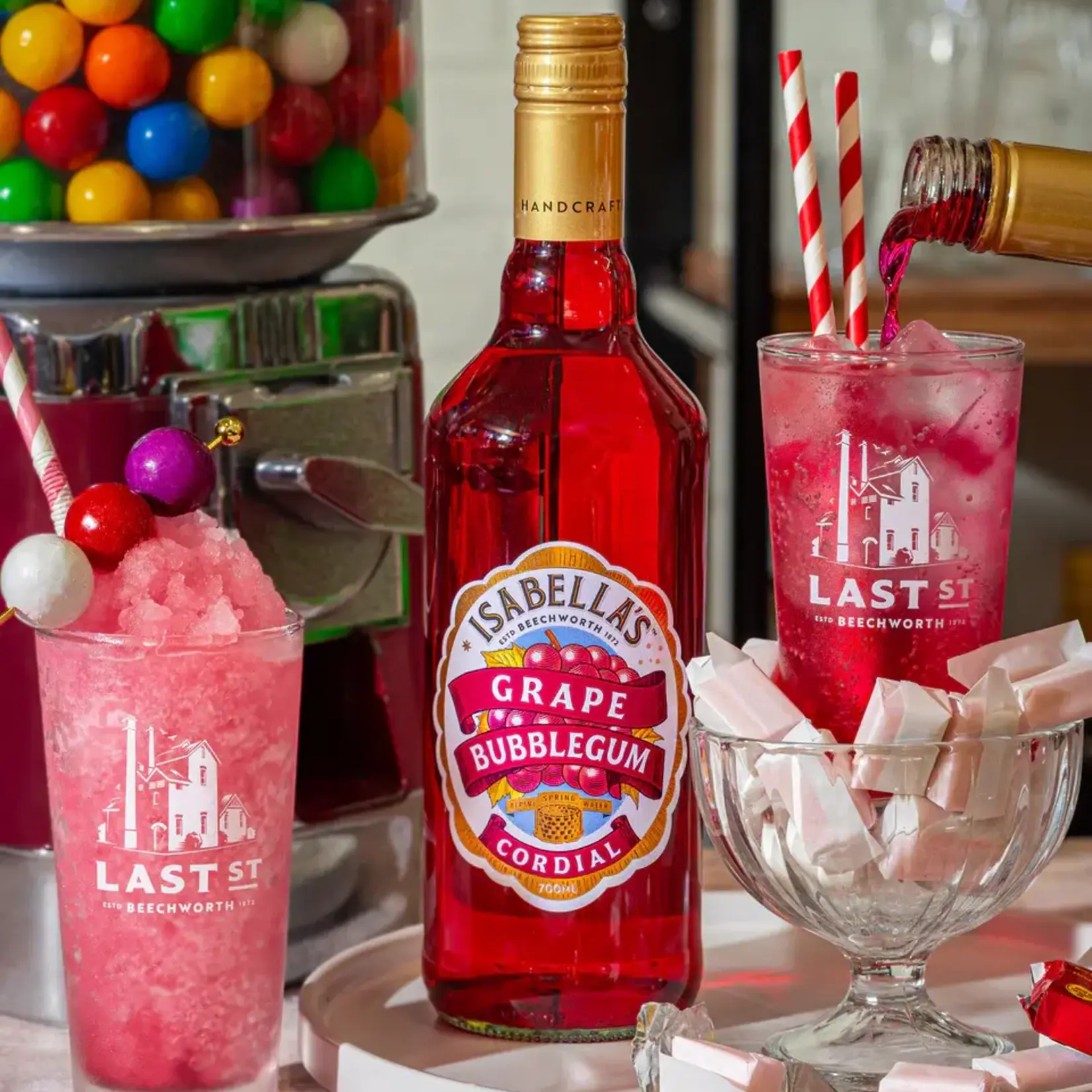 Grape Bubblegum Isabella's 700ml Billson's Cordial