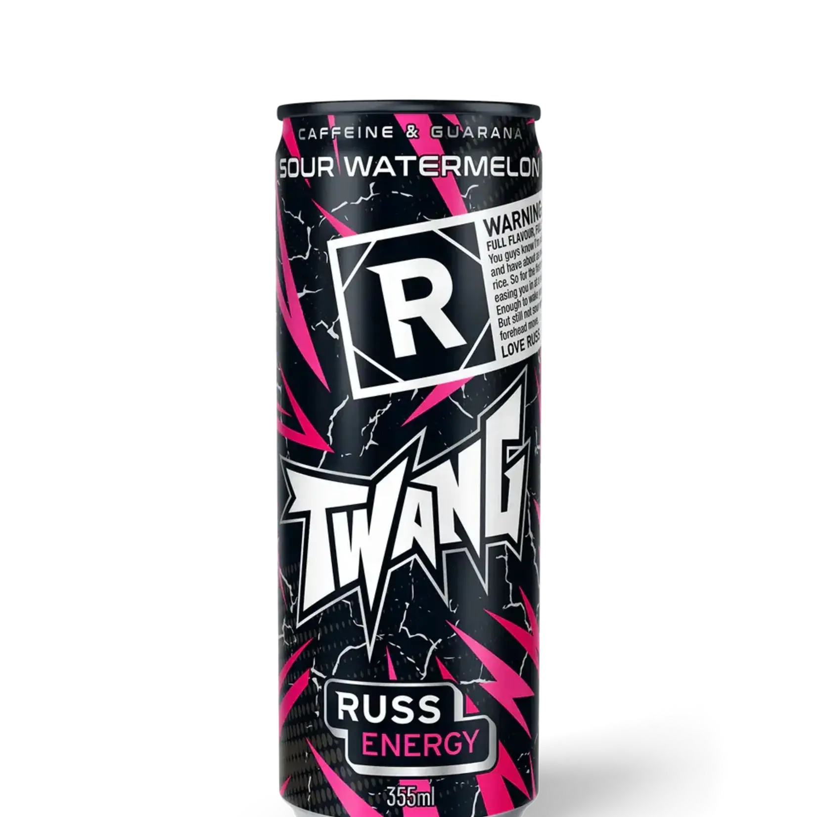 Watermelon Twang 355ml RUSS Energy Soda