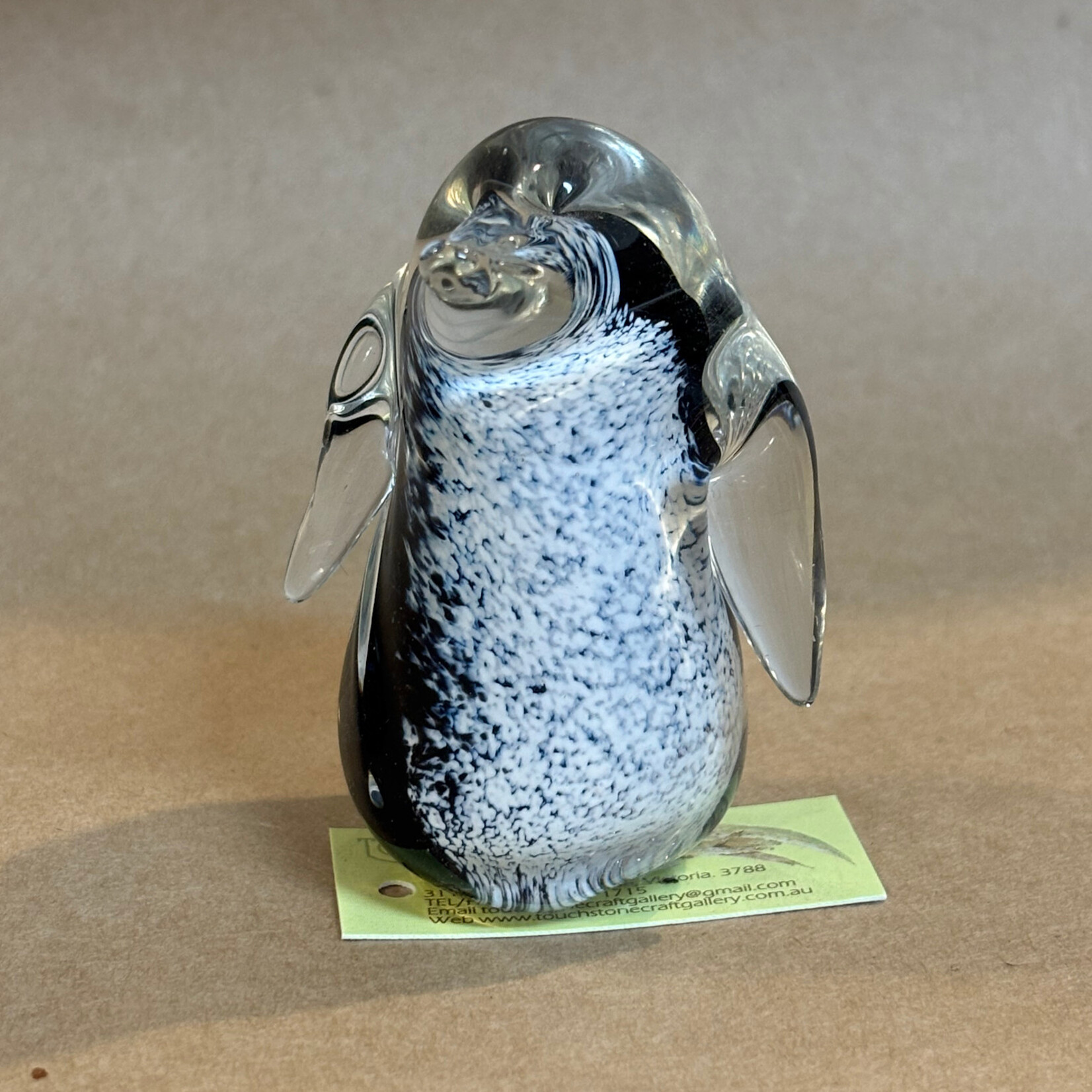 Large Penguin Glass