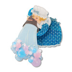 Dame Washalot Brooch