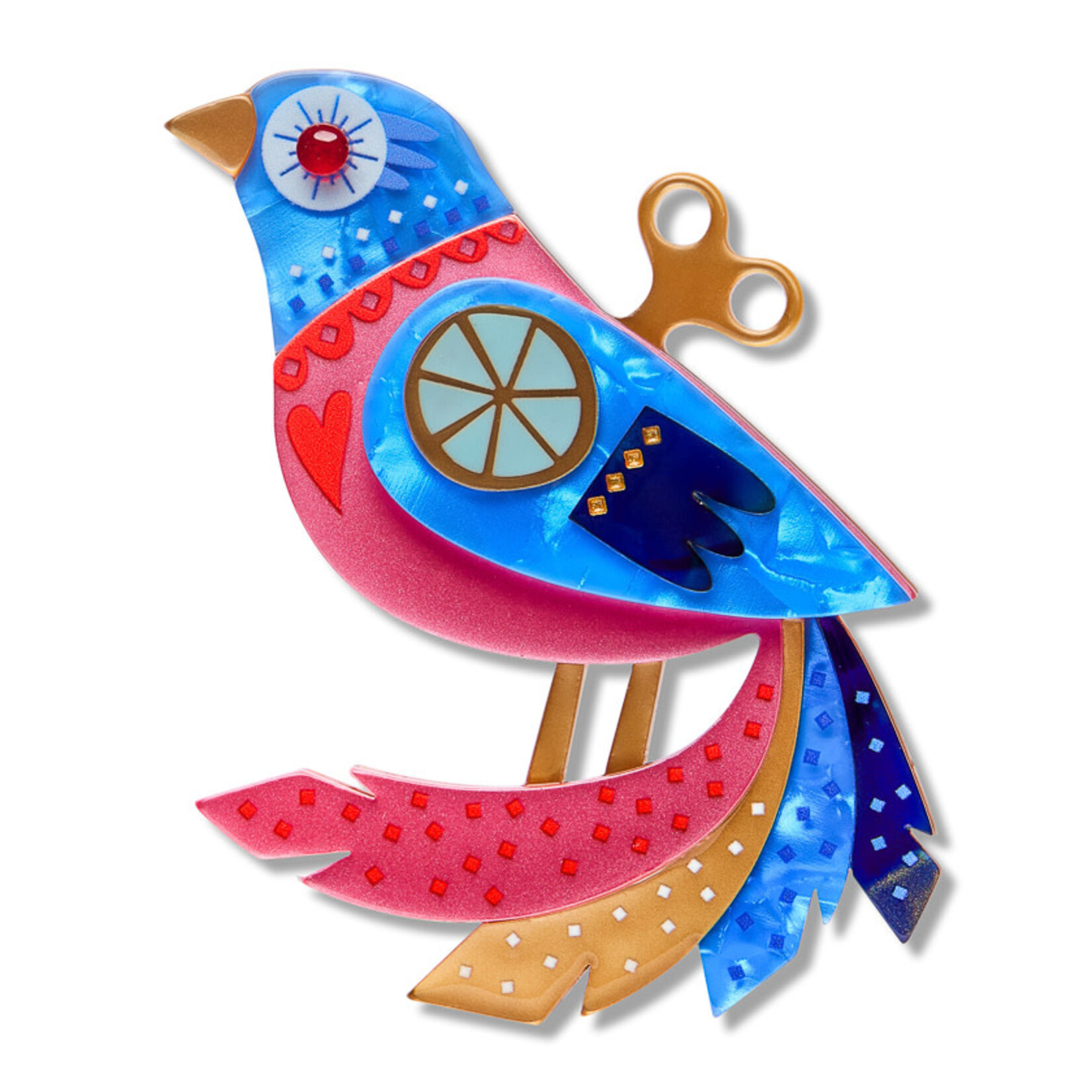 The Wind Up Brooch Erstwilder