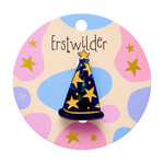 Wizard Hat Simplified Mini Brooch Erstwilder