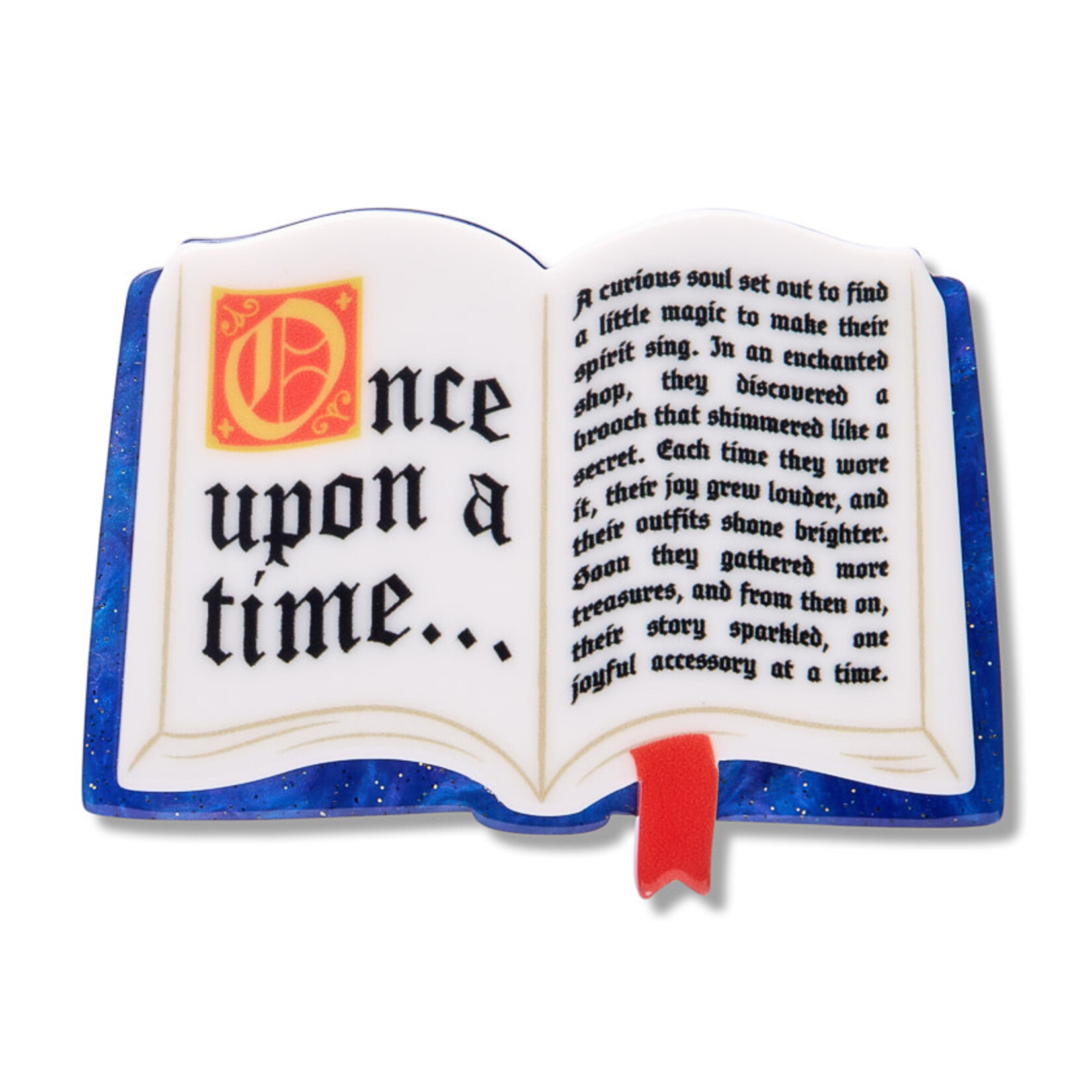 Open Book Simplified Mini Brooch Erstwilder