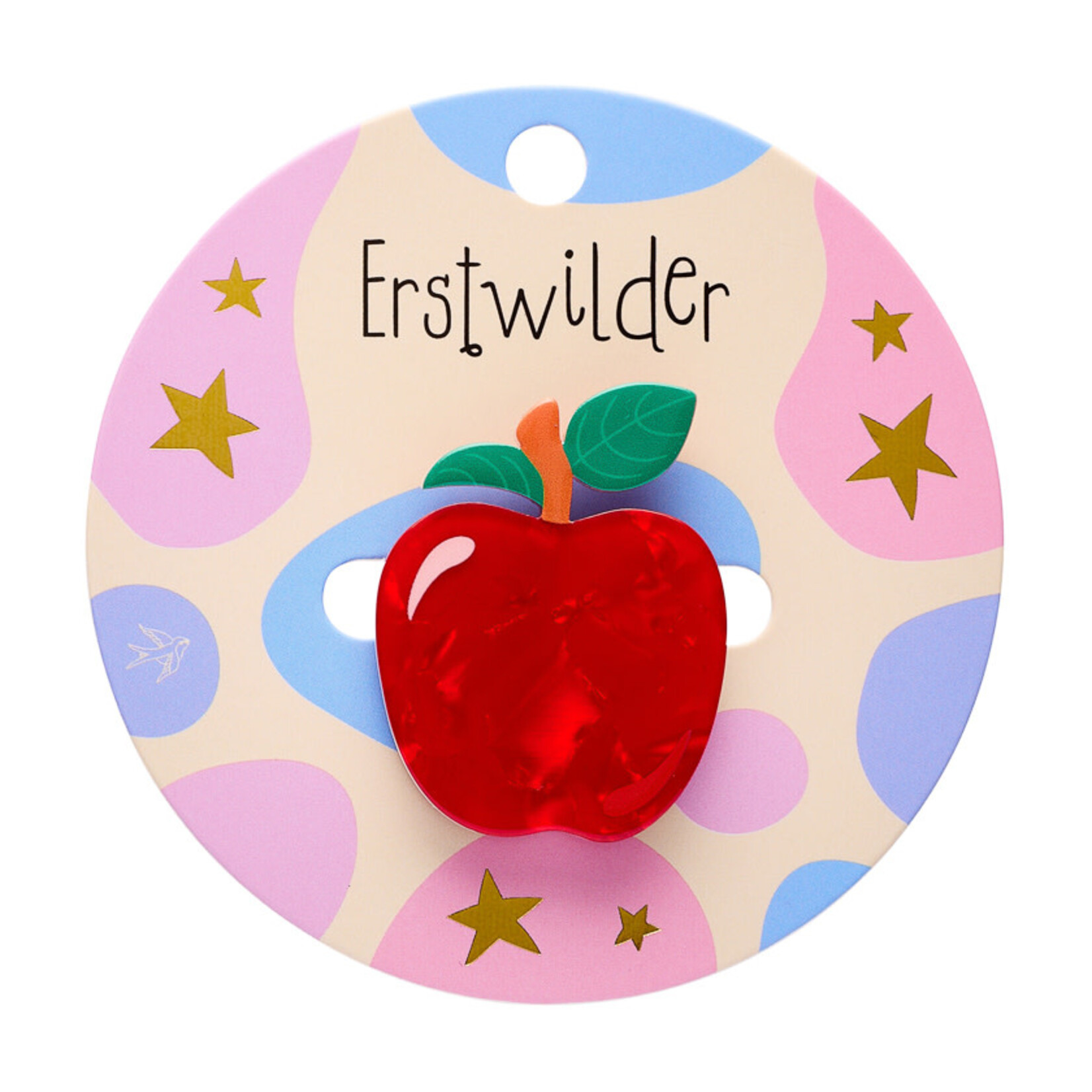 Apple Simplified Mini Brooch Erstwilder