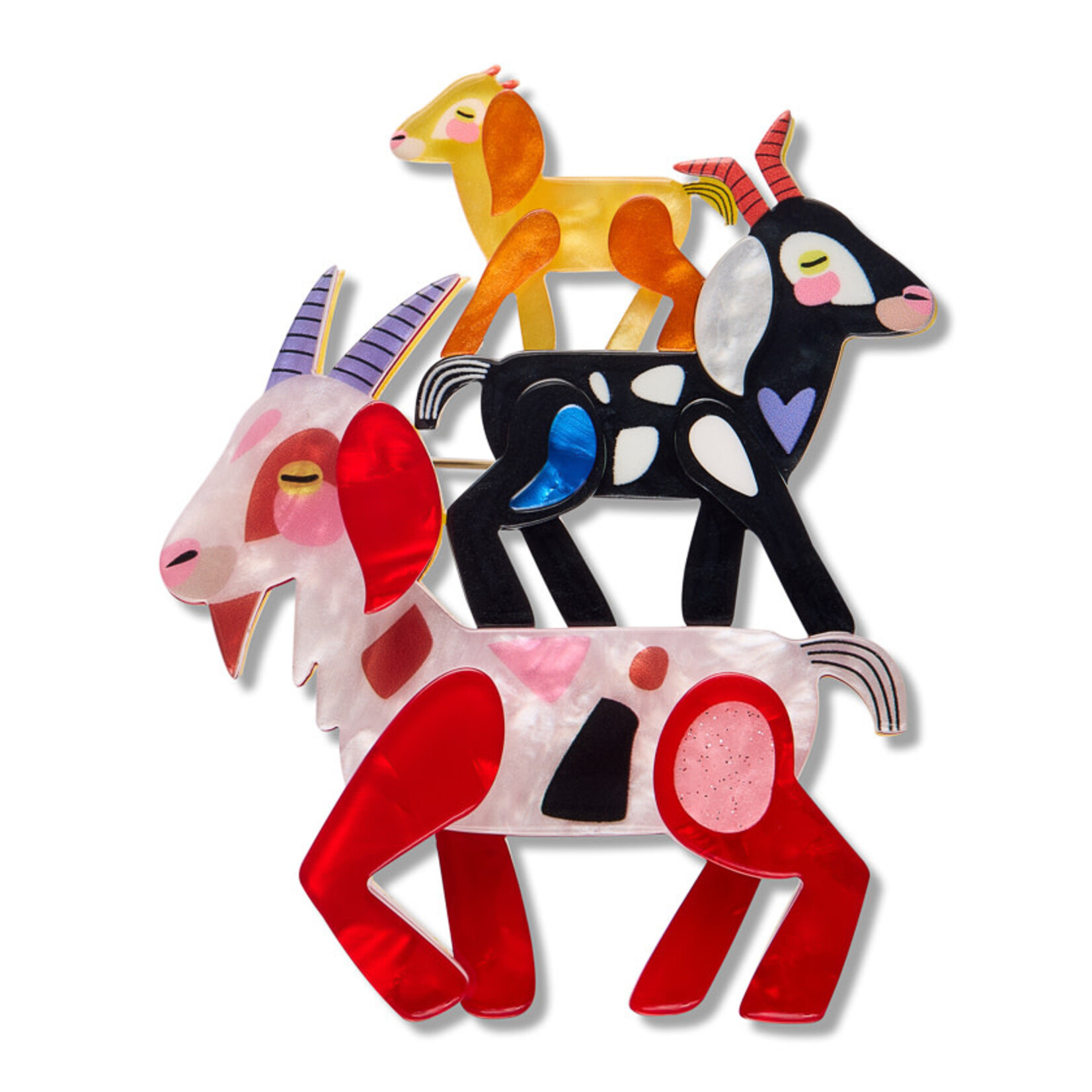 Goat Goals Brooch Erstwilder
