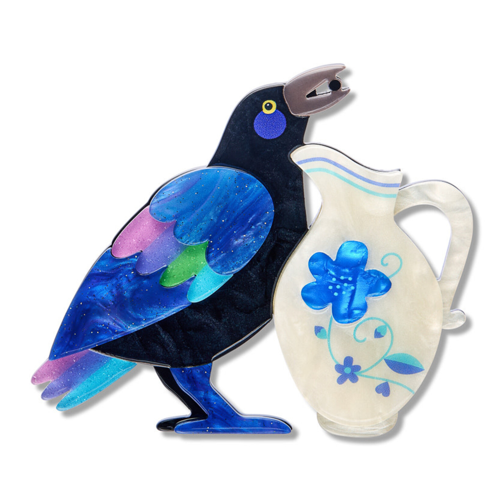 Thirsty Work Brooch Erstwilder