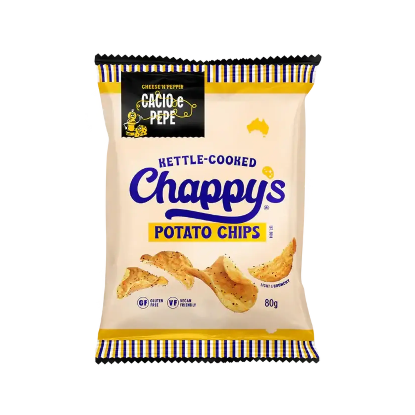 CACIO e PEPE 80g Kettle Chips Chappy's