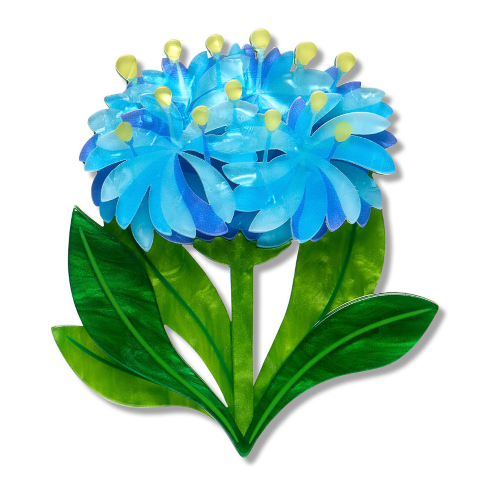 Blue Pincushion Brooch Erstwilder