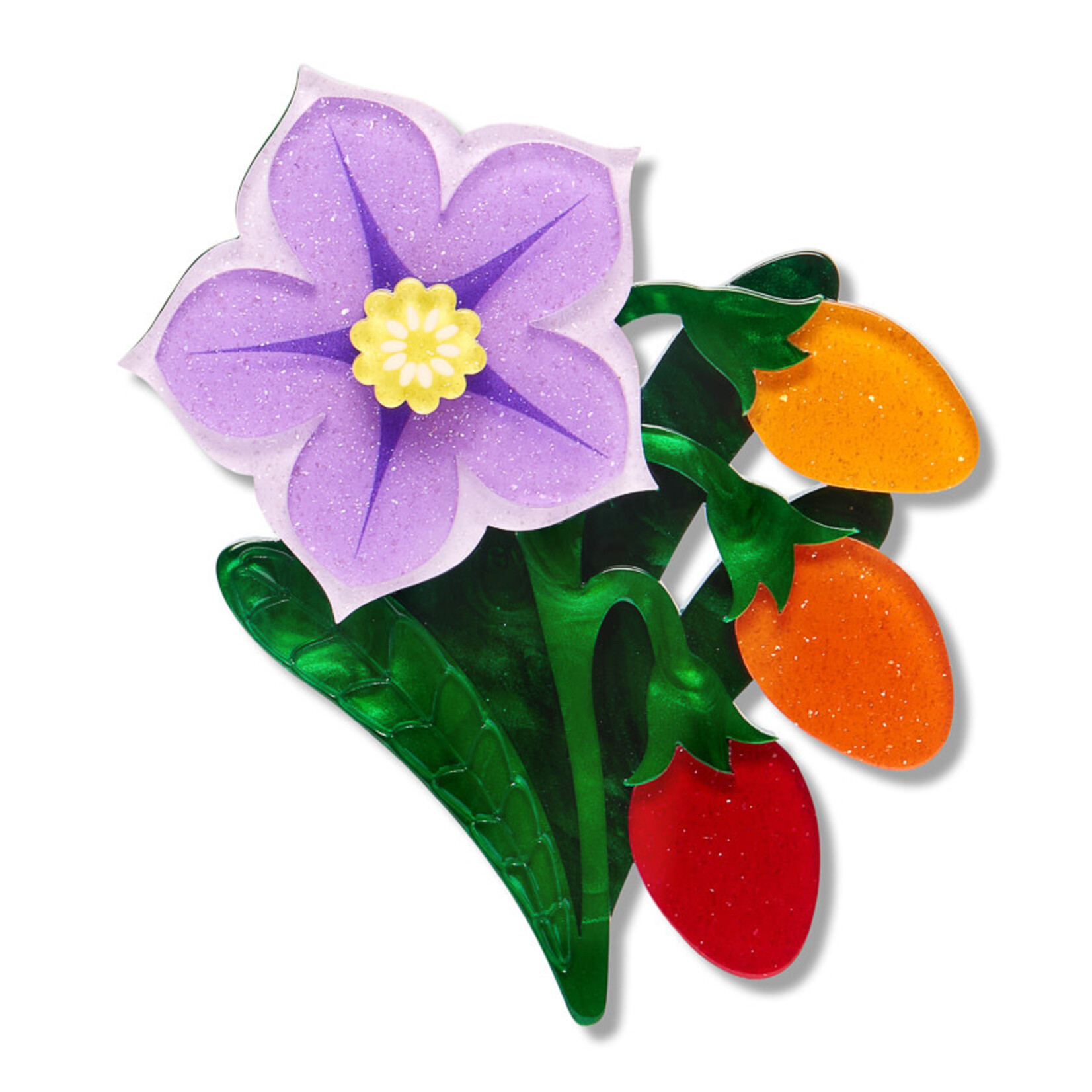 Kangaroo Apple Brooch Erstwilder