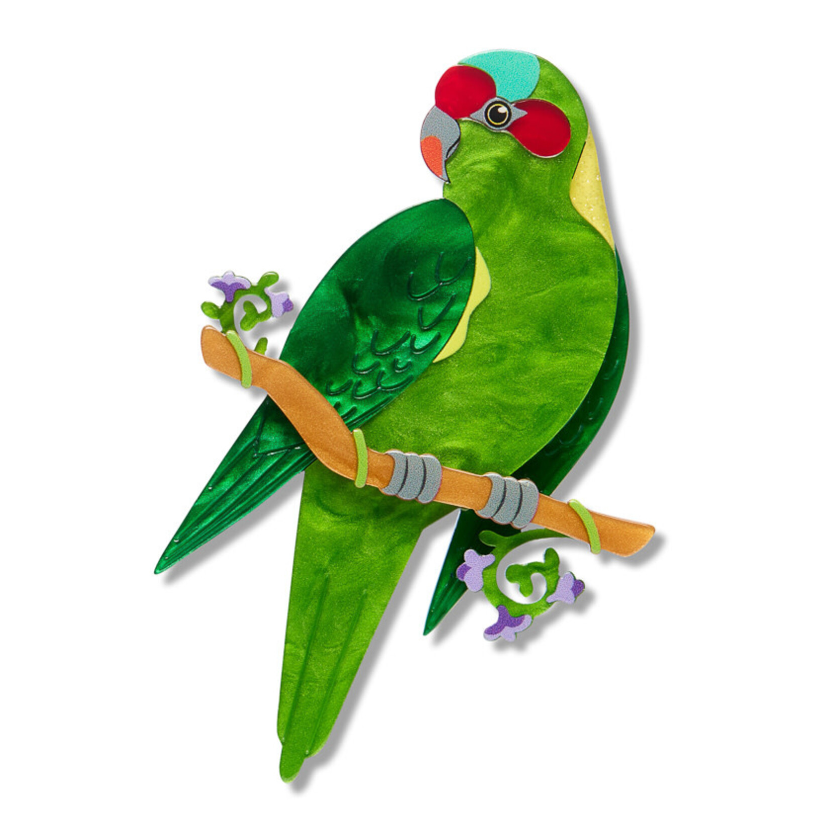Musk Lorikeet Brooch Erstwilder