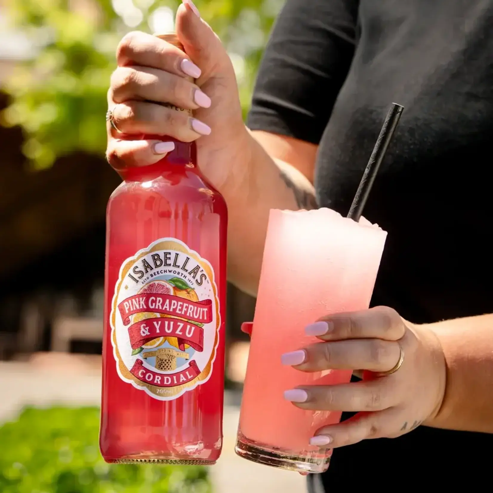 Pink Grapefruit and Yuzu Isabella's Cordial 700ml Billson's