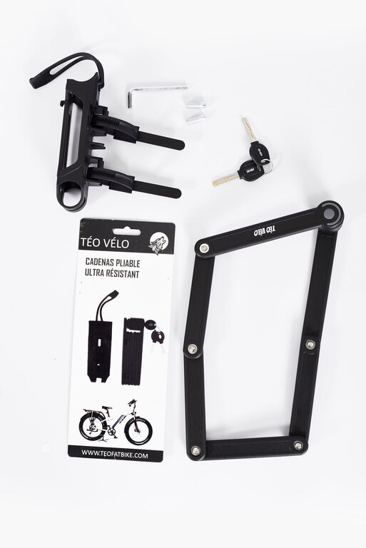 Téo vélo Folding bike lock (titanium)
