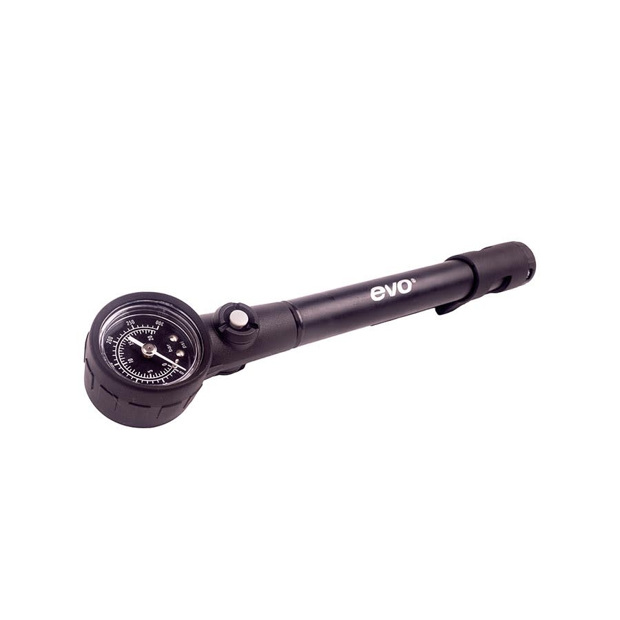 Pompe Haute Pression 300 PSI Vélo - Alliage Aluminium Léger Multifonction Fourche & Amortisseur - Noir