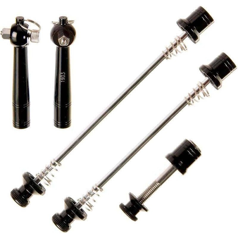 ANTIVOL,Length 400mm Black--Verrou antivol pour vélo de montagne, étanche, à 5 chiffres, pour