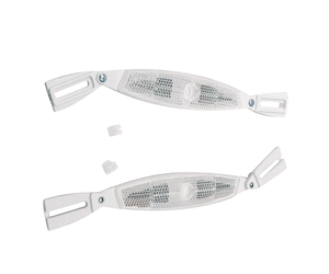 Lot De 72 Réflecteurs De Rayons De Vélo – 360° Visibles, S'adaptent Aux Rayons 1.8-2.3mm, Faciles à Clips
