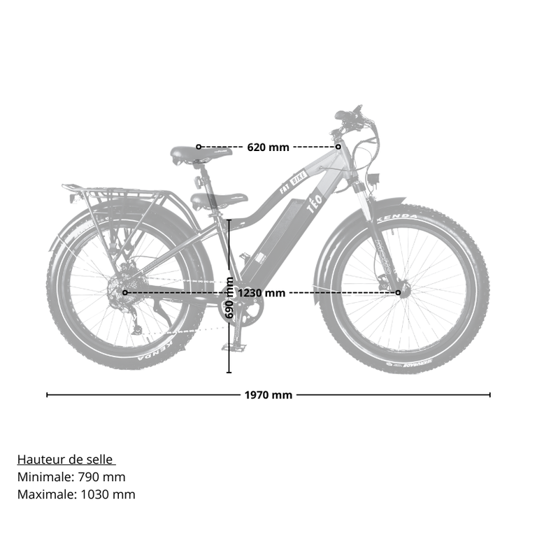 Téo Fat bike S500 26''