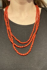 J People J People - Burnt Orange 3 Strand Necklace