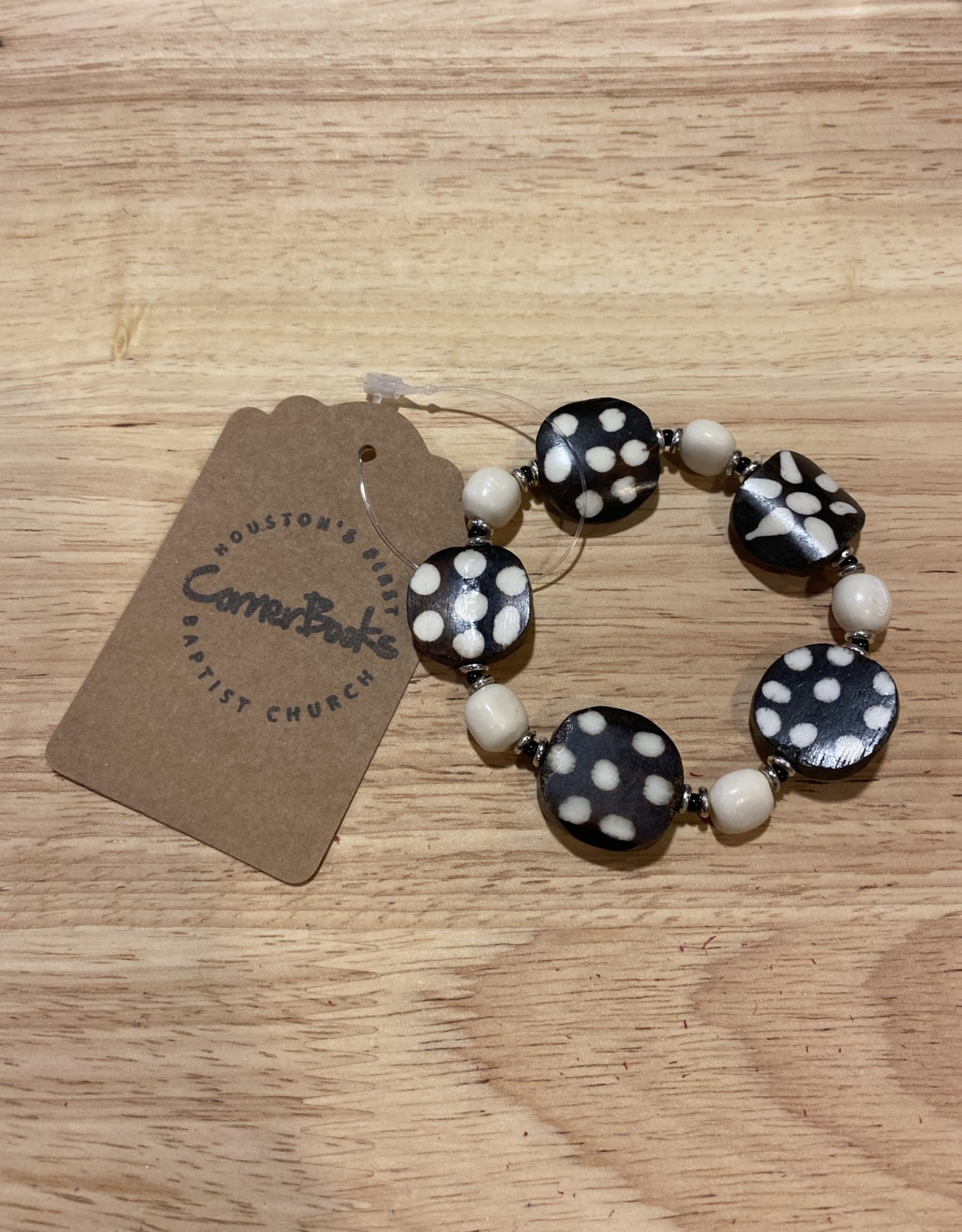 Heshima Heshima-Black and White Bracelet