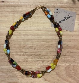 Heshima Glass Bead Necklace