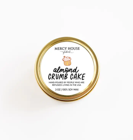 Mercy House Global Almond Crumb Cake Candle, 3oz