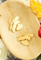 Mercy House Global Mercy House Global - Ginkgo Leaf Earrings