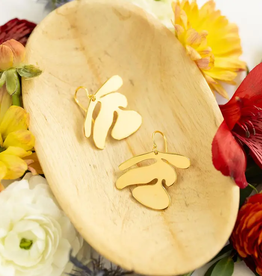 Mercy House Global Ginkgo Leaf Earrings