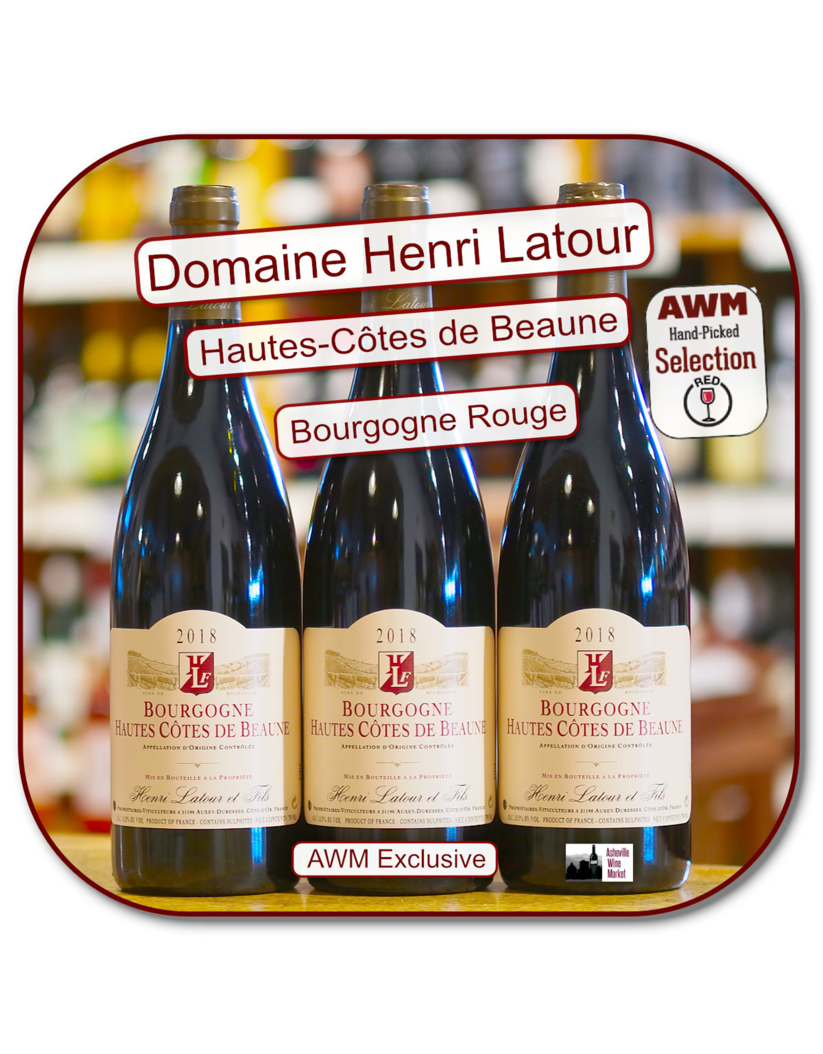 Pinot Noir Henri Latour Hautes Cotes de  Beaune Rouge 19